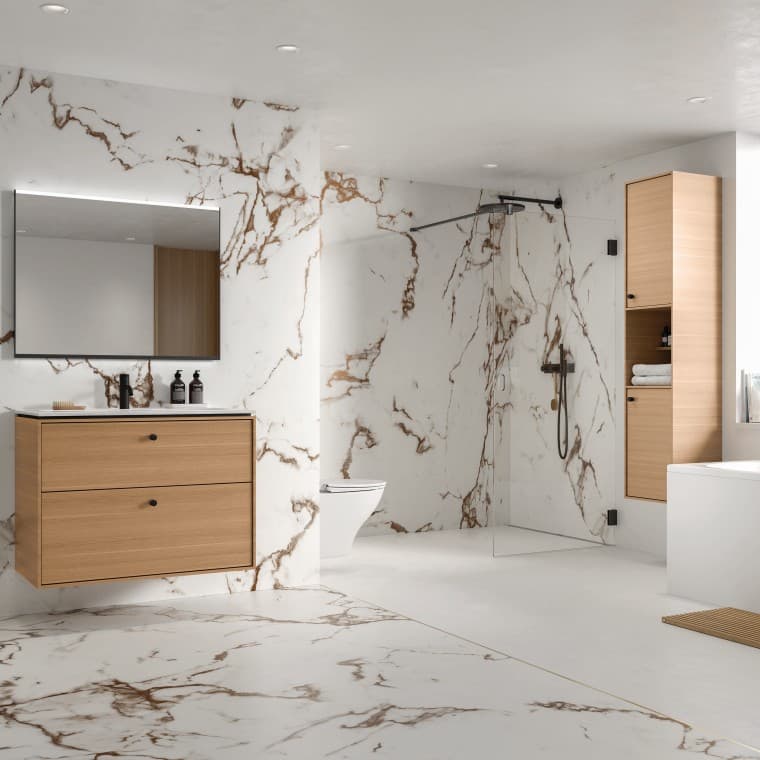 „Sense Art“ baldai, „Spira“ WC puodas ir „Caribia“ vonia „Sense Art“ baldai, „Spira“ WC puodas ir „Caribia“ vonia