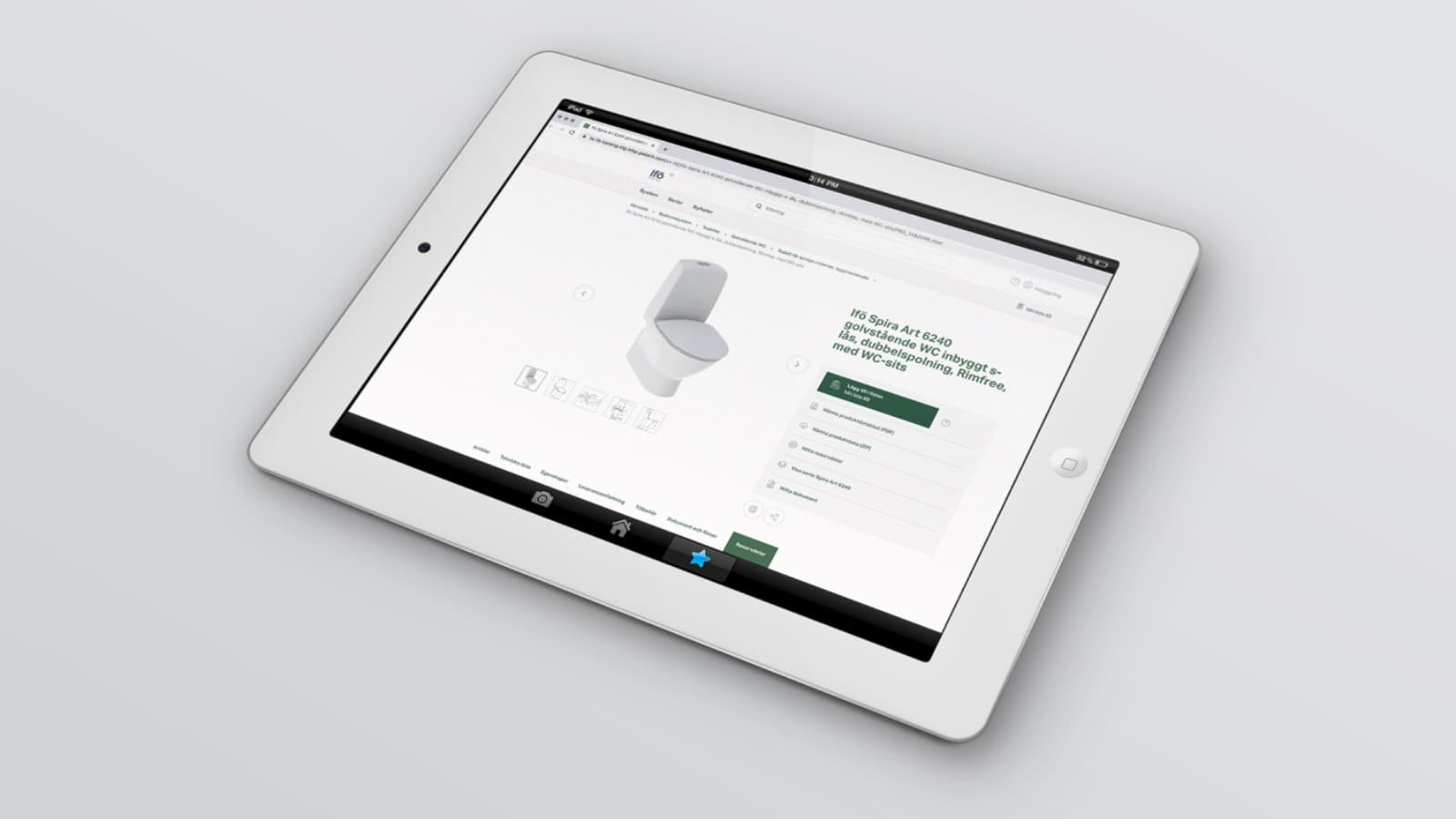 „Ifö“ produkto puslapis „Ifö“ produkto puslapis