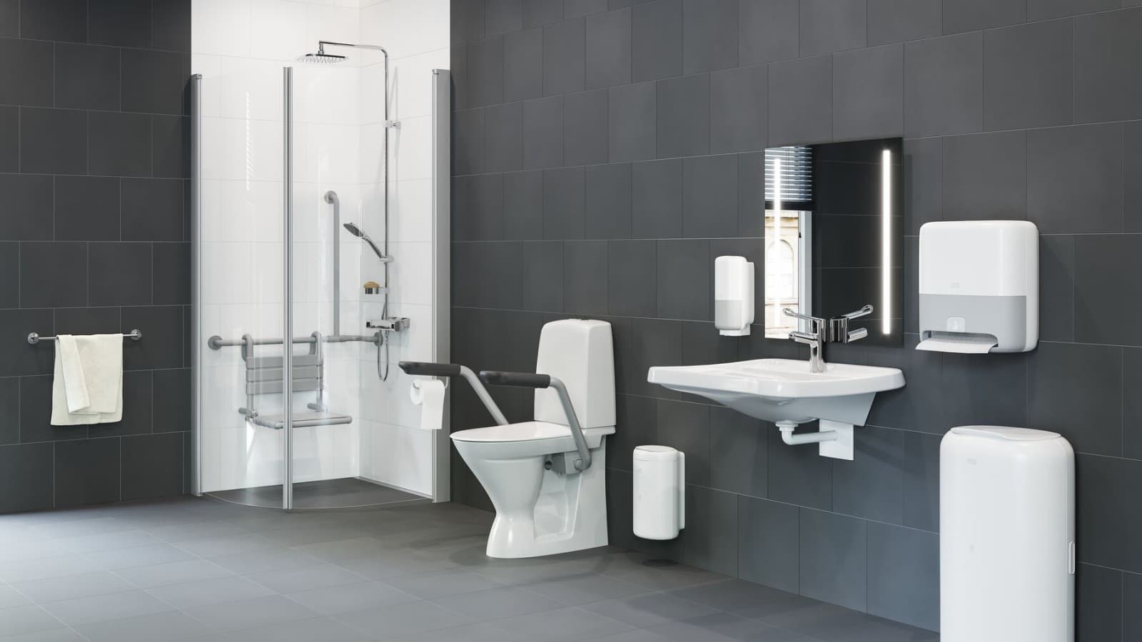 „Ifö Care“ vonios kambarys „Ifö Care“ vonios kambarys